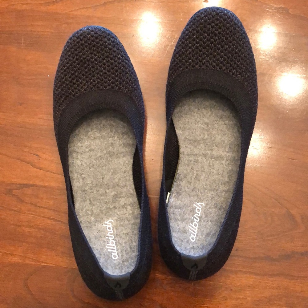Allbirds Tree Breezers Flats in Heathered Black